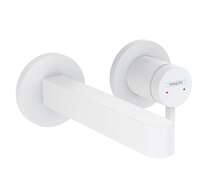 Hansgrohe Finoris - Umyvadlová baterie pod omítku, 2-otvorová instalace, EcoSmart, matná bílá 76051700