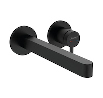 Hansgrohe Finoris - Umyvadlová baterie pod omítku, 2-otvorová instalace, EcoSmart, matná černá 76050670