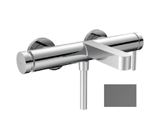 Hansgrohe Finoris - Vanová baterie, kartáčovaný černý chrom 76420340