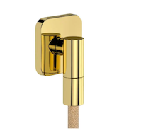 Hansgrohe FixFit Fine Q - Nástěnné kolínko, leštěný vzhled zlata 28884990