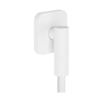 Hansgrohe FixFit Fine Q - Nástěnné kolínko, matná bílá 28884700