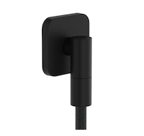 Hansgrohe FixFit Fine Q - Nástěnné kolínko, matná černá 28884670