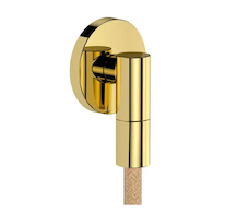 Hansgrohe FixFit Fine S - Nástěnné kolínko, leštěný vzhled zlata 28882990