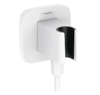 Hansgrohe Fixfit - Sprchové kolínko s držákem, matná bílá 26887700