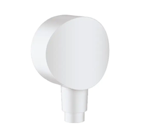 Hansgrohe Fixfit - Sprchové kolínko S se zpětným ventilem, matná bílá 26453700