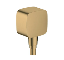 Hansgrohe Fixfit - Sprchové kolínko se zpětným ventilem, kartáčovaný bronz 26457140