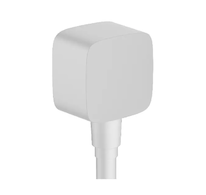 Hansgrohe Fixfit - Sprchové kolínko se zpětným ventilem, matná bílá 26457700