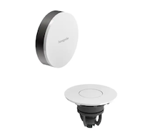 Hansgrohe Flexaplus - Vrchní sada k vanové odtokové a přepadové soupravě s napouštěním, Push-Open, kartáčovaný černý chrom/vysoc