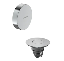 Hansgrohe Flexaplus - Vrchní sada vanového výtoku, Push-Open, chrom/chrom 58188000