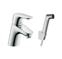 Hansgrohe Focus E2 - Souprava pákové baterie 70 s bidetovou sprškou a sprchovou hadicí, chrom 31926000