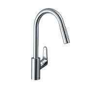 Hansgrohe Focus M41 - Dřezová baterie Focus s výsuvnou sprškou, sBox, EcoSmart, chrom 73895000