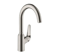 Hansgrohe Focus M42 - Dřezová baterie M421-H220, vzhled nerezu 71802800