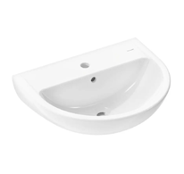Hansgrohe GladeLake S - Umyvadlo, 55x45 cm, s přepadem, otvor pro baterii, bílá 60101450