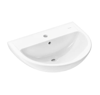 Hansgrohe GladeLake S - Umyvadlo, 60x49 cm, s přepadem, otvor pro baterii, bílá 60102450