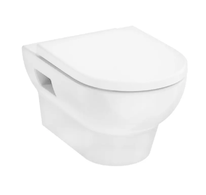 Hansgrohe GladeLake S - Závěsné WC se sedátkem SoftClose, Rimless, AquaChannel Flush, EcoSmart, bílá 60309450