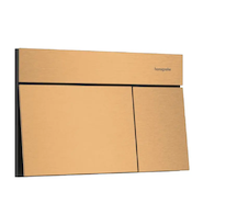 Hansgrohe iFrame Element E - Ovládání splachování, kartáčovaný bronz 66003140