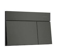 Hansgrohe iFrame Element E - Ovládání splachování, kartáčovaný černý chrom 66003340