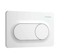Hansgrohe iFrame Original S - Ovládání splachování, matná bílá 66002700