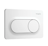 Hansgrohe iFrame Original S - Ovládání splachování, matná bílá 66002700