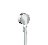 Hansgrohe Kolínka - Připojení hadice Fixfit E se zpětným ventilem a kulovým kloubem, chrom 27505000