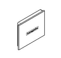 Hansgrohe  - Krytka s logem pro baterie RainSelect, chrom 93501000