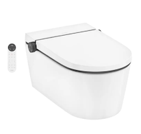 Hansgrohe LavaPura Element S - Elektronický bidet s keramikou, SoftClose, AquaHelix Flush, HygieneEffect, SmartClean, bílá 63021