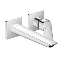 Hansgrohe Logis - Umyvadlová baterie Fine pod omítku, 2-otvorová instalace, EcoSmart, chrom 71256000