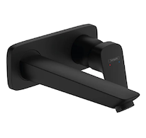 Hansgrohe Logis - Umyvadlová baterie pod omítku, s výpustí, EcoSmart, matná černá 71220670