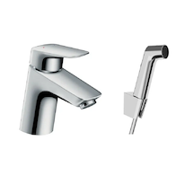 Hansgrohe Logis - Umyvadlová baterie s bidetovou sprškou, chrom 71290000
