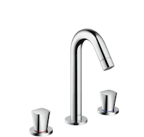 Hansgrohe Logis - Umyvadlová baterie s výpustí, 3-otvorová instalace, chrom 71133000
