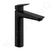 Hansgrohe Logis - Umyvadlová baterie s výpustí, EcoSmart, matná černá 71090670