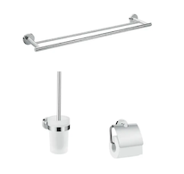 Hansgrohe Logis Universal - Sada doplňků do koupelny, chrom 41727000