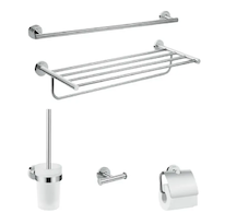 Hansgrohe Logis Universal - Sada doplňků do koupelny, chrom 41728000