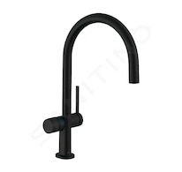 Hansgrohe M54 - Dřezová baterie Talis 220, s uzavíracím ventilem pro spotřebič, matná černá 72805670