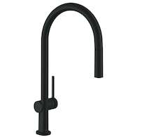 Hansgrohe M54 - Dřezová baterie Talis s výsuvnou koncovkou, sBox, matná černá 72803670