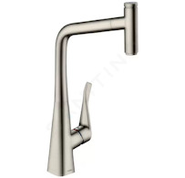 Hansgrohe M71 - Dřezová baterie M7115-H320 s výsuvnou sprškou, sBOX, vzhled nerezu 73803800