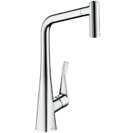 Hansgrohe M71 - Dřezová baterie M7116-H320 s výsuvnou sprškou, sBOX, chrom 73801000
