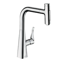 Hansgrohe M71 - Dřezová baterie M7117-H240 s výsuvnou sprškou, sBOX, chrom 73817000