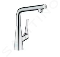 Hansgrohe M71 - Dřezová baterie Metris Select, EcoSmart, chrom 14785000