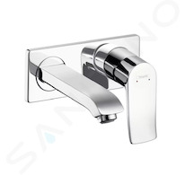 Hansgrohe Metris New - Umyvadlová páková baterie LowFlow 3,5 l/min pod omítku, chrom 31251000
