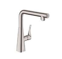 Hansgrohe Metris Select - Dřezová baterie, vzhled nerezu 14847800
