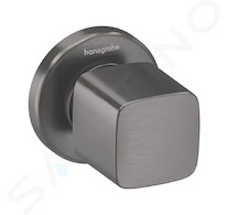 Hansgrohe Metris - Uzavírací ventil pod omítku, kartáčovaný černý chrom 31677340