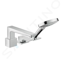 Hansgrohe Metropol - Baterie na okraj vany, 3-otvorová instalace, chrom 32551000