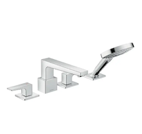 Hansgrohe Metropol - Baterie na okraj vany, 4-otvorová instalace, chrom 32552000