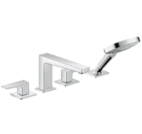 Hansgrohe Metropol - Baterie na okraj vany, 4-otvorová instalace, chrom 32553000
