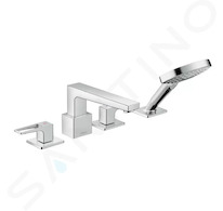 Hansgrohe Metropol - Baterie na okraj vany, 4-otvorová instalace, chrom 74552000