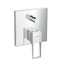 Hansgrohe Metropol - Podomítková páková vanová baterie s bezpečnostní kombinací, chrom 74546000