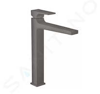 Hansgrohe Metropol - Umyvadlová baterie s výpustí Push-Open, kartáčovaný černý chrom 32512340