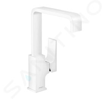 Hansgrohe Metropol - Umyvadlová baterie s výpustí Push-Open, matná bílá 32511700