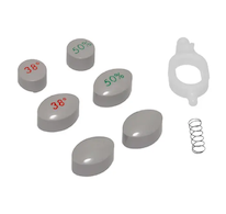 Hansgrohe Náhradní díly - Sada tlačítek pro termostatickou baterii Ecostat 1001 na stěnu, šedá 97231000